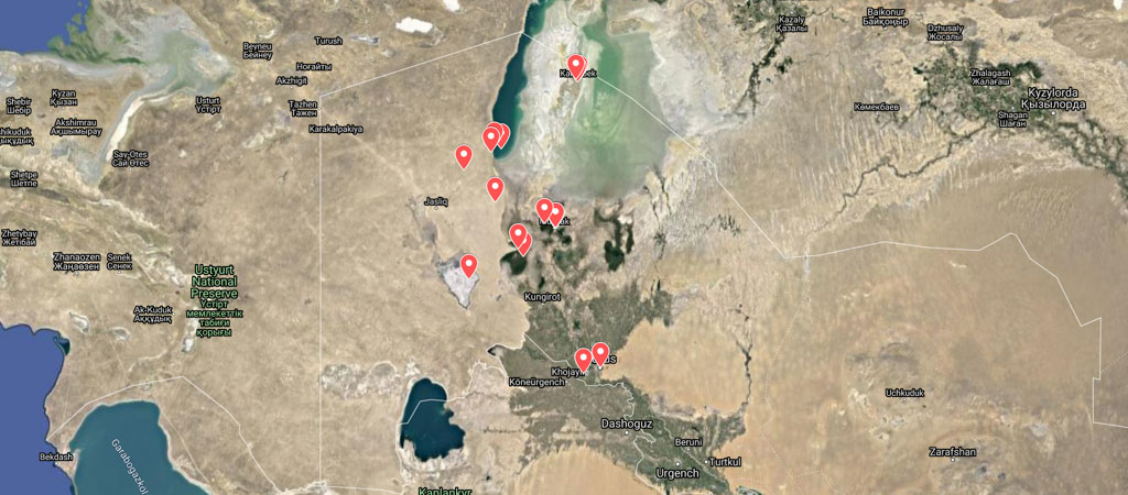 Aral Sea Map