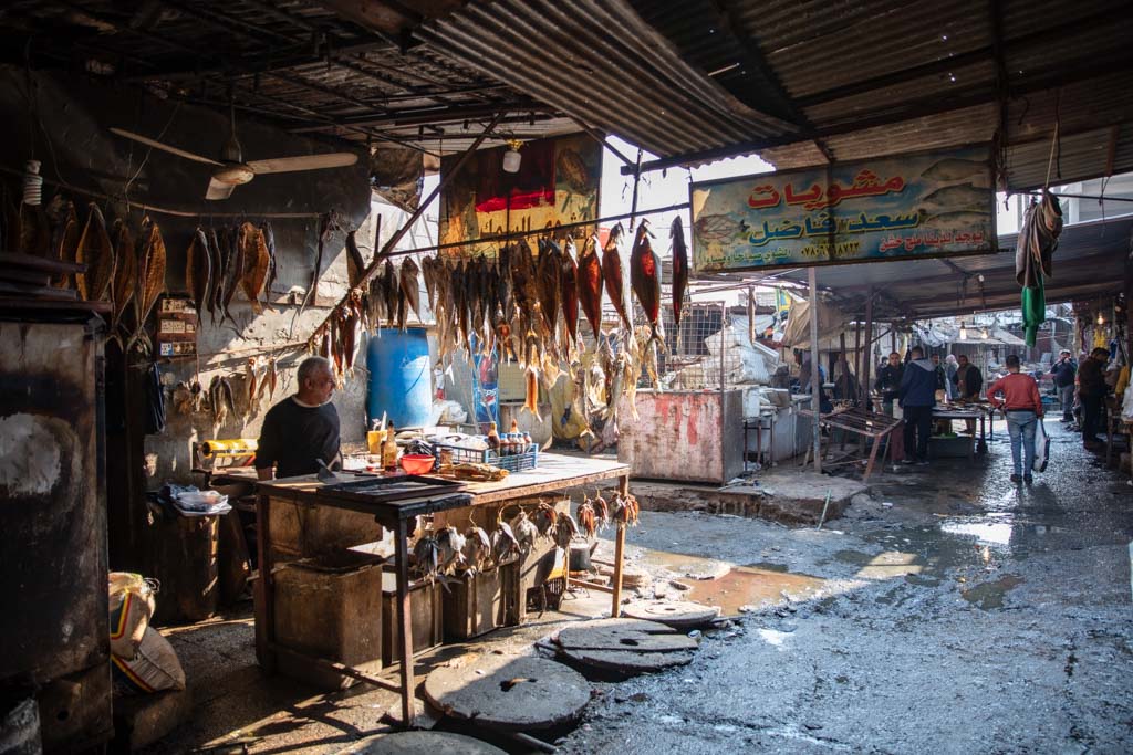 Basra fish market, Basra souk, Basra, iraq