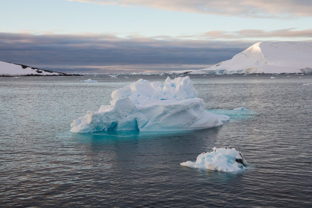 Iceberg, Hovgaard Island, Pleneau Island, Girard Bay, Lemaire Channel, Antarctica